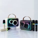 Bluetooth-compatible Speaker Colorful RGB Portable Karaoke Wireless Stereo - CJdropshipping