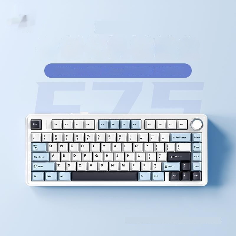 Full-key Hot Plug Wireless Three-mode Bluetooth Keyboard - CJdropshipping