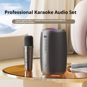 Portable Bluetooth Speaker Home Microphone Wireless Karaoke Speaker - CJdropshipping