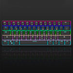 Wireless Bluetooth Keyboard Colorful PBT Keycaps Mechanical Keyboard - CJdropshipping