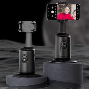 360 Auto Face Tracking Gimbal AI Smart Gimbal Face Tracking Auto Phone Holder For Smartphone Video Vlog Live Stabilizer Tripod - Image 2
